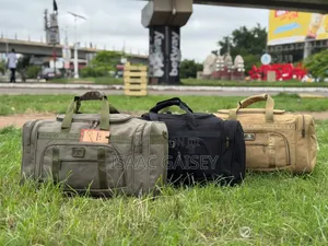 Khaki Duffle Sports/Traveling Bags
