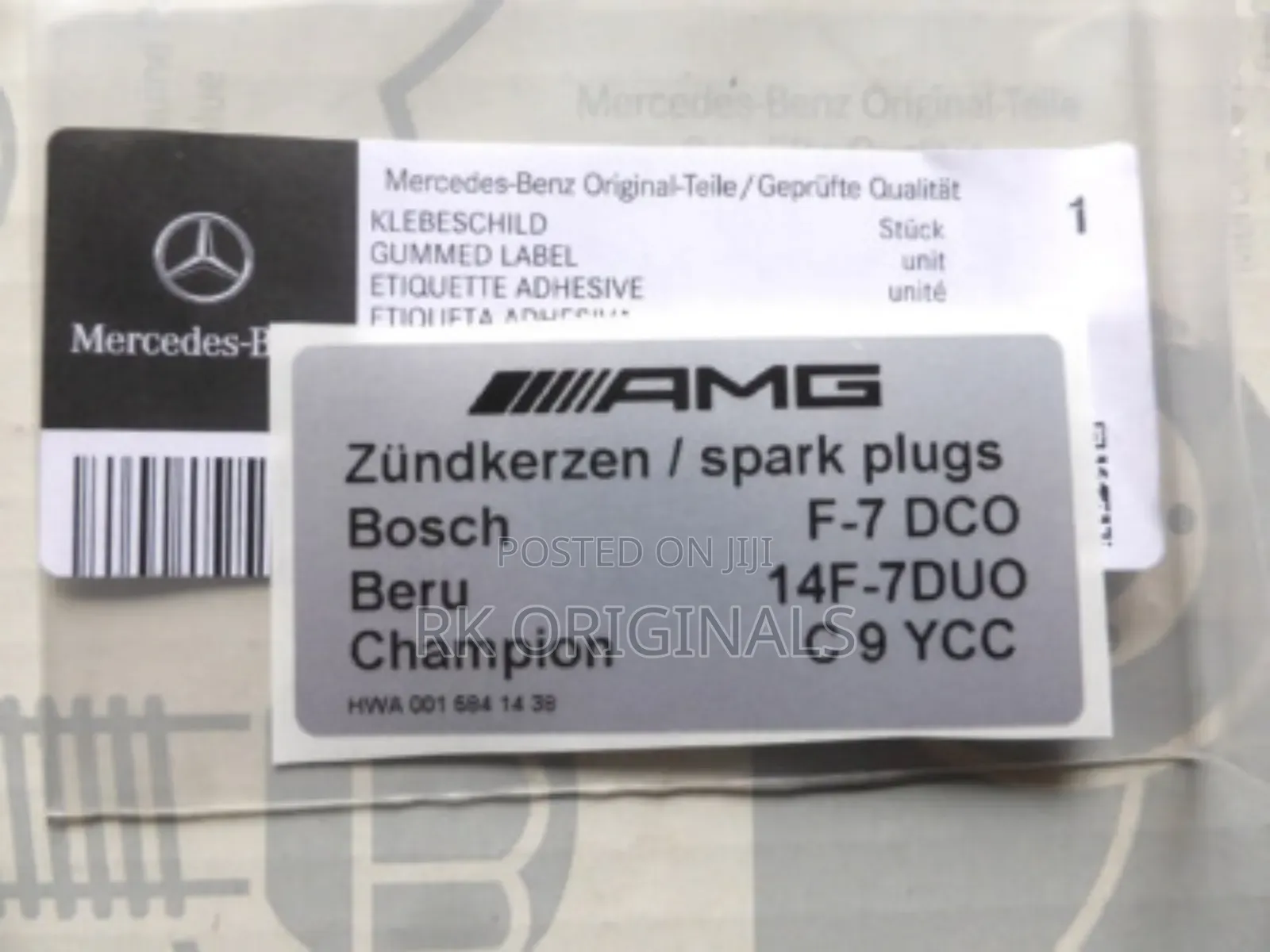 Benz Amg/W212/Gle/Ml/Slk Original Spark Plugs Germany🇩🇪