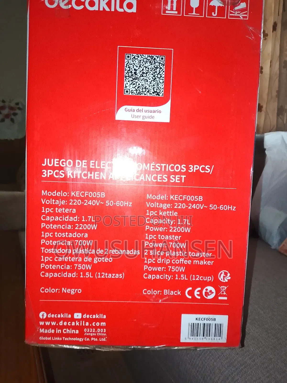Decakila 3 in 1 Kitchen Appliances