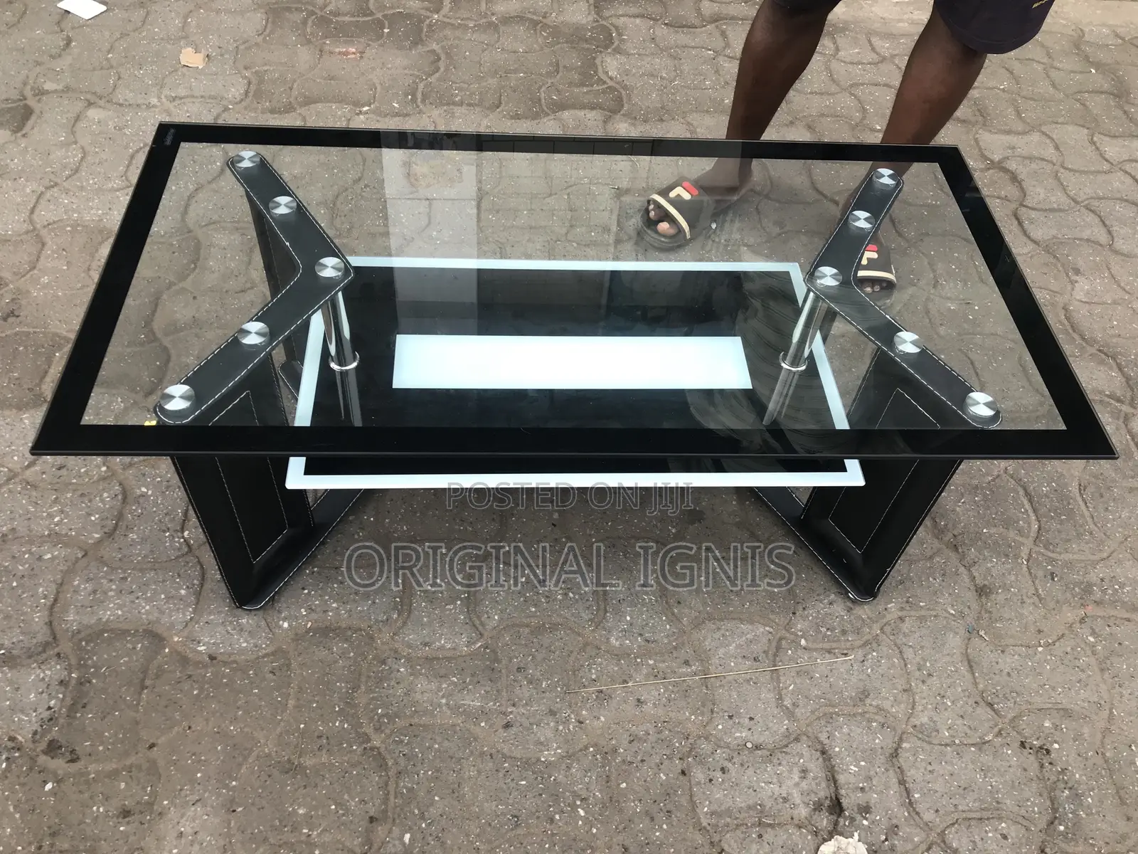 Glass Center Table ( Thick and Tempered Glass )