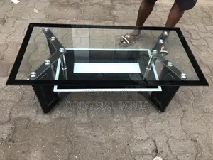 Glass Center Table ( Thick and Tempered Glass )