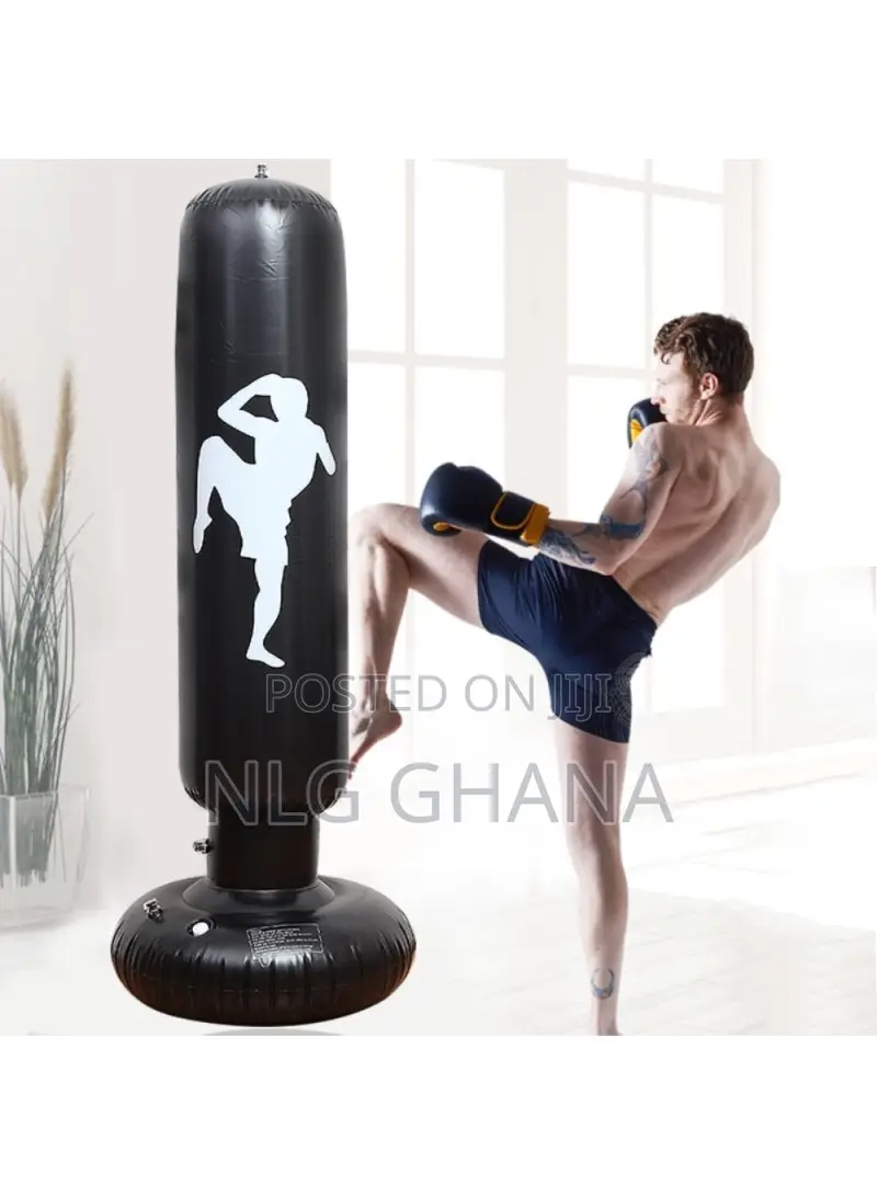 61inch PVC Inflatable Punching Bag Kids Adults. Tvx26684