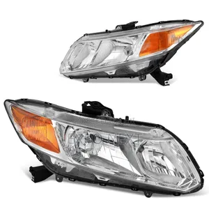 Headlight Halogen Headlamps For Honda Civic Sedab 2012-2015