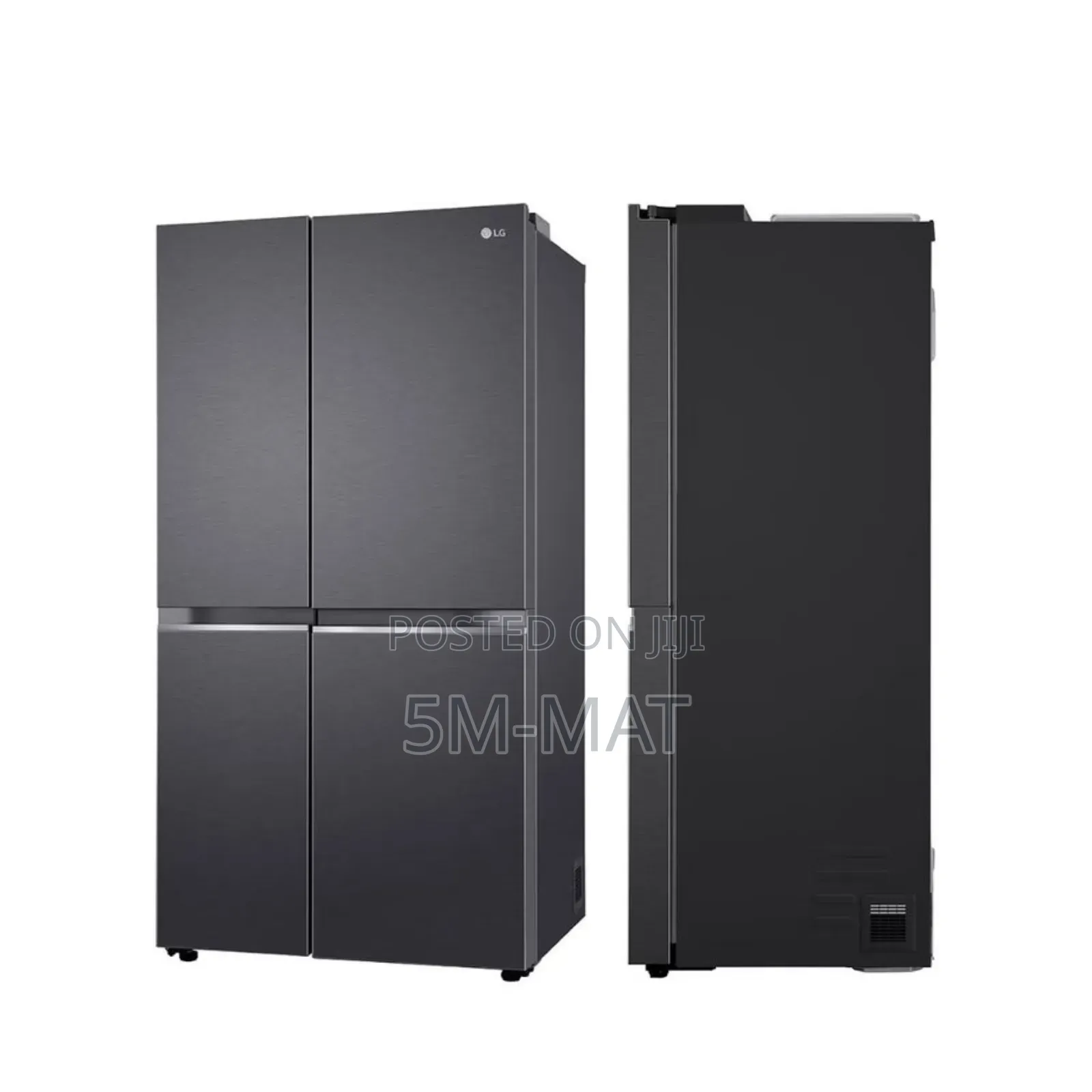 Essence Matte Black Lg Gc-B257kqjw 674l Side by Side Fridge