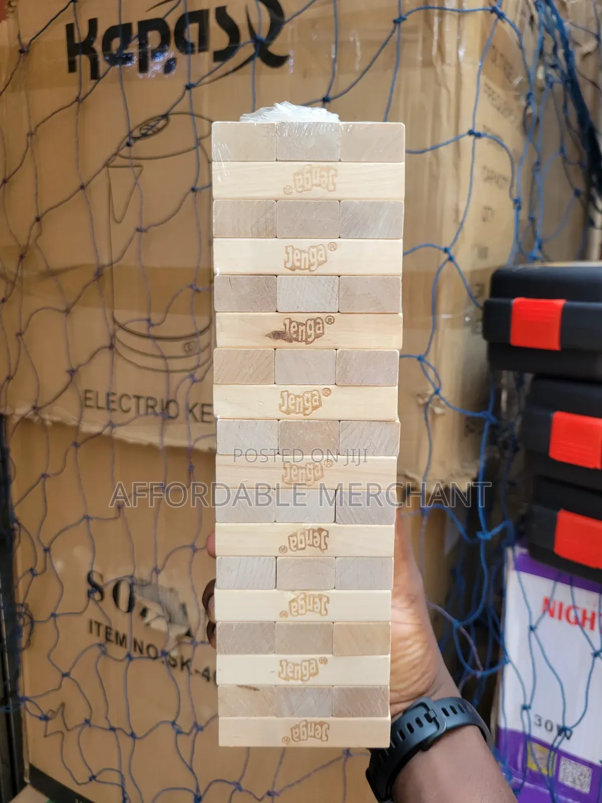 Jenga Giant Can Stack to 3 Feet and Higher!