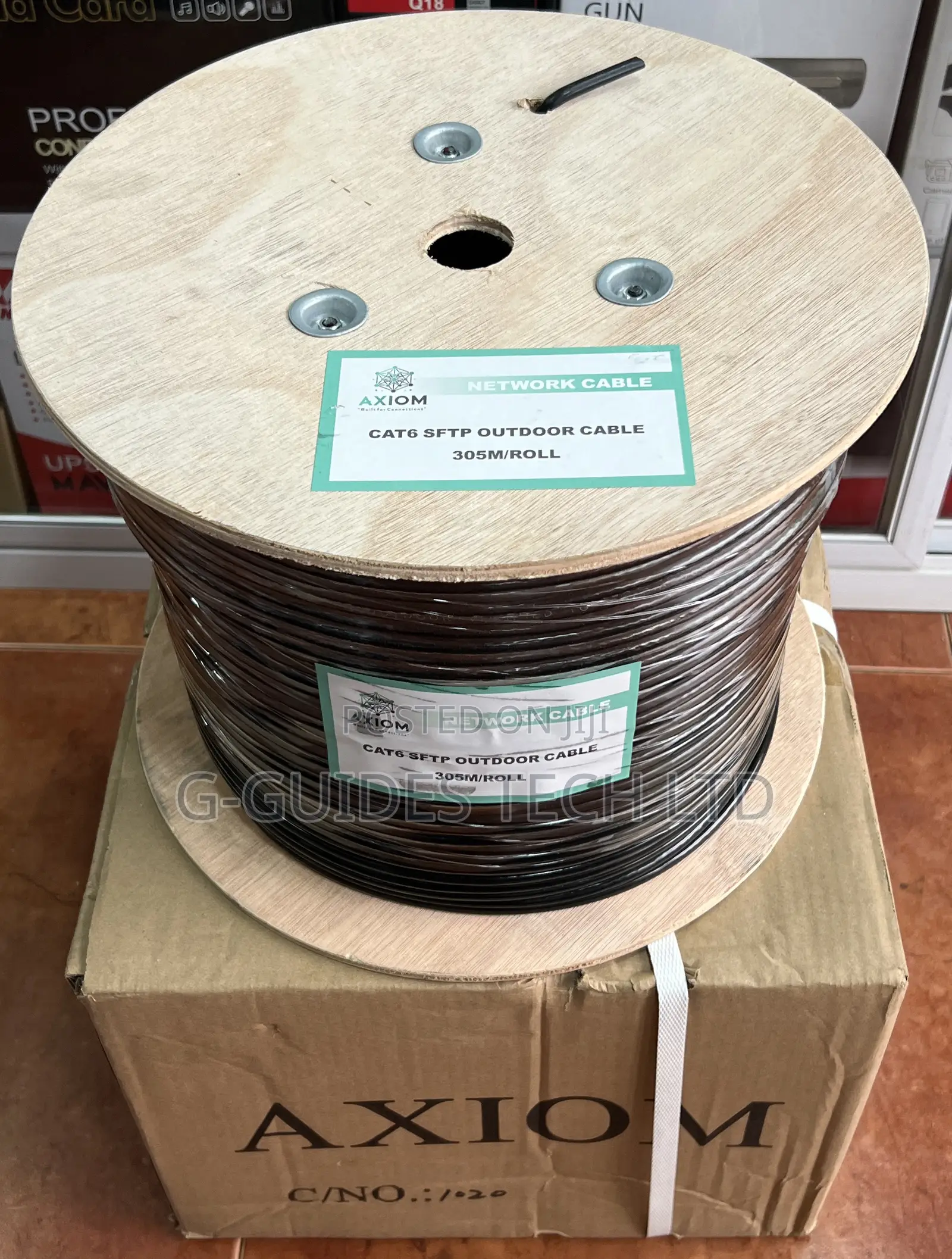 Axiom Cat6 SFTP Outdoor Cable 305m