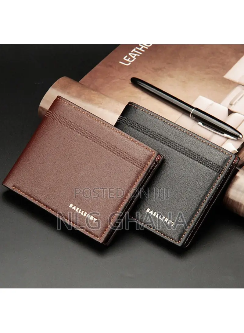 Litchi Texture Pu Leather Short Wallet Men. Tvx16522