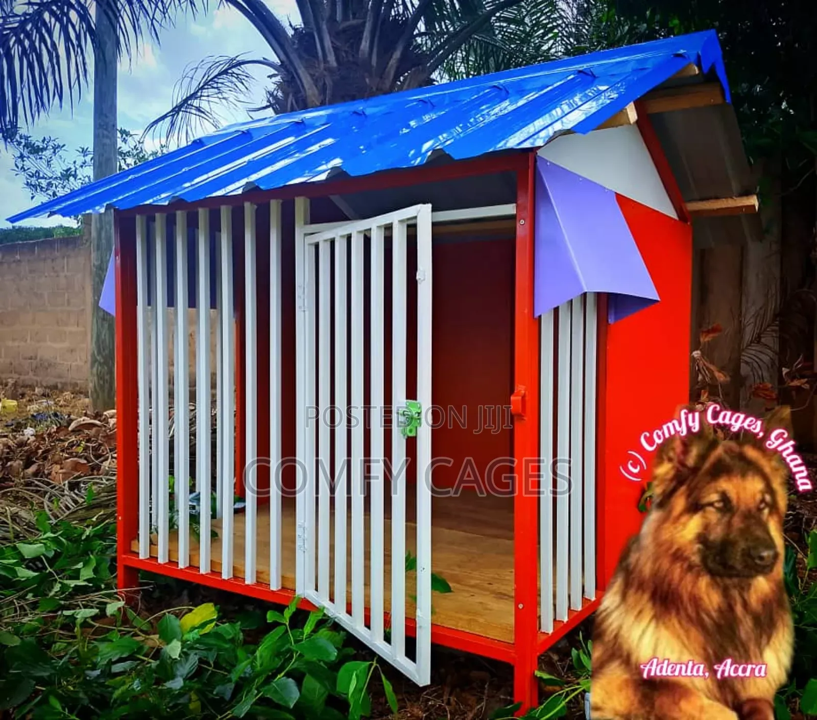 Galvanized Steel Comfy Security Dog Cage/House/Kennel