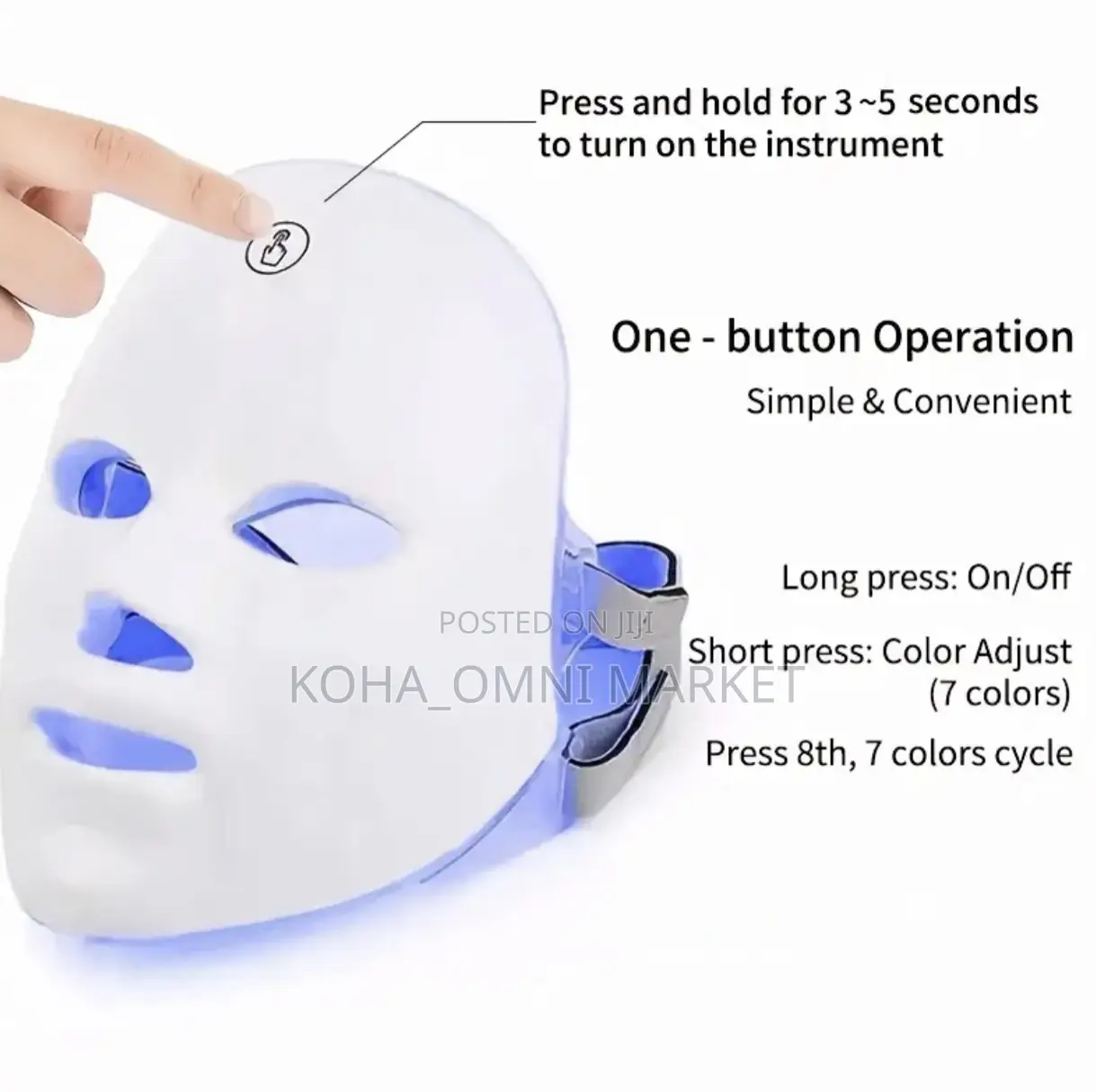 Led Face Mask (7 Light Therapy)