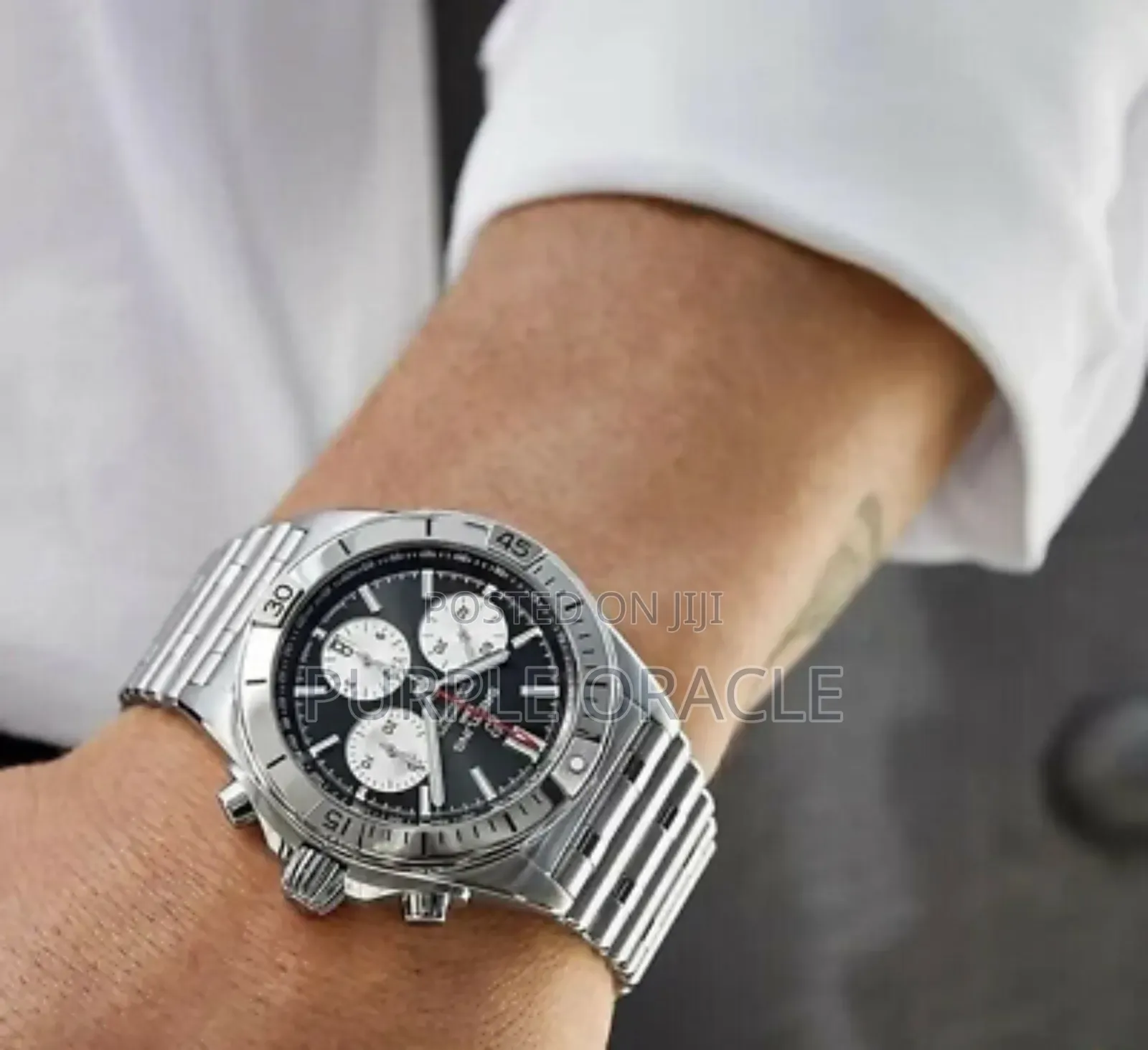 Breitling Chronomat Black Dial Watch for Men