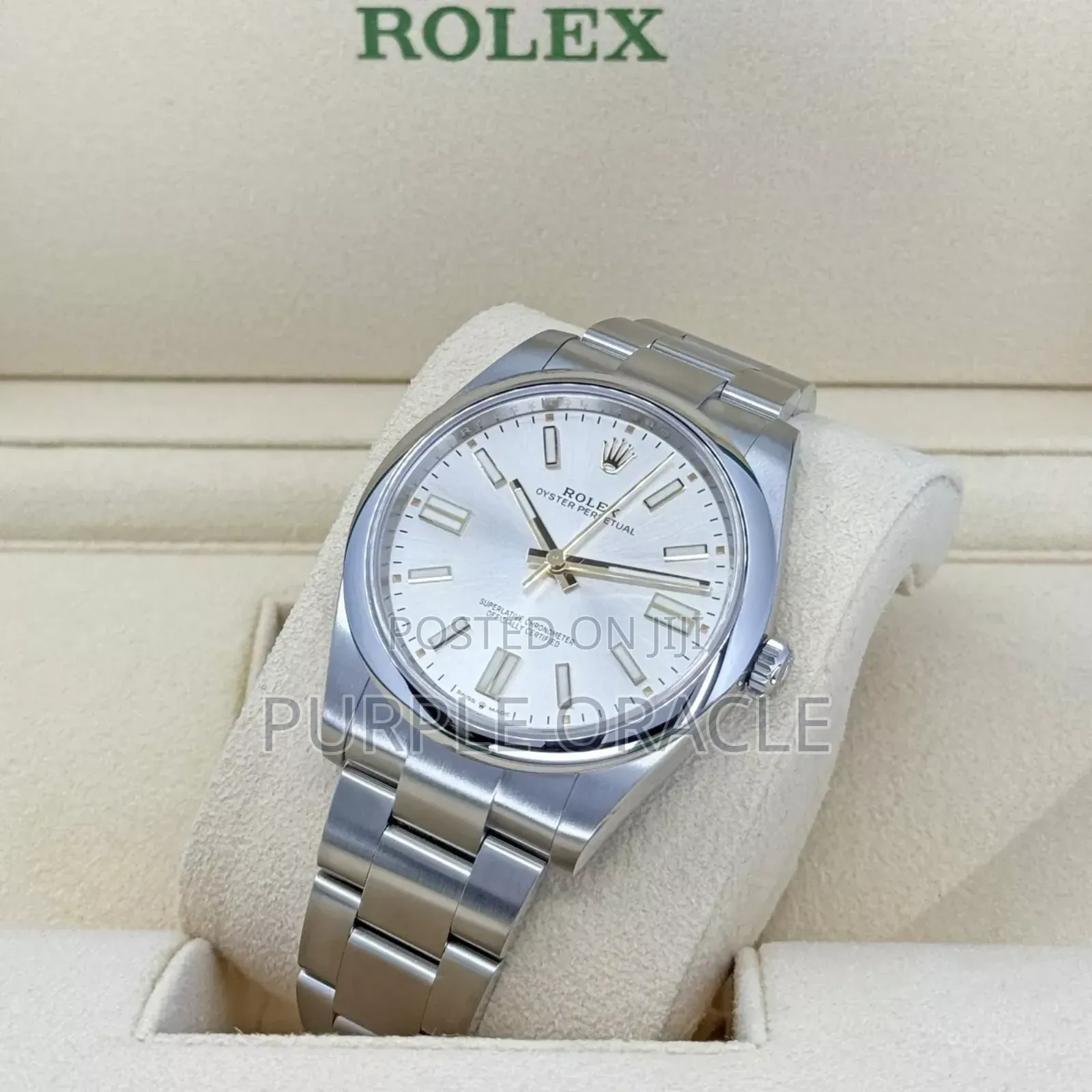 Rolex Explorer 41, Oystersteel Silver Dial Watch for Men
