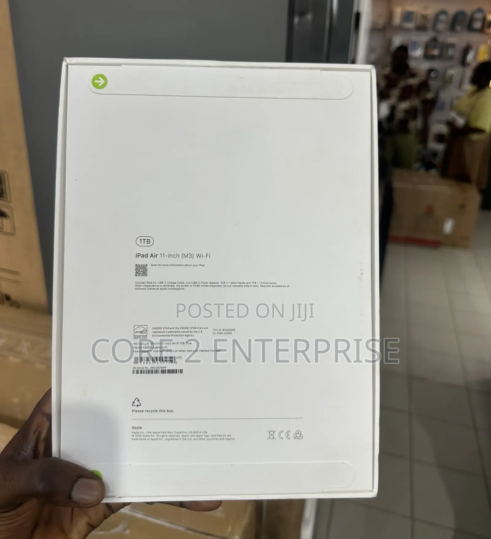 New Apple iPad Air 11 (2024) 1 TB Blue