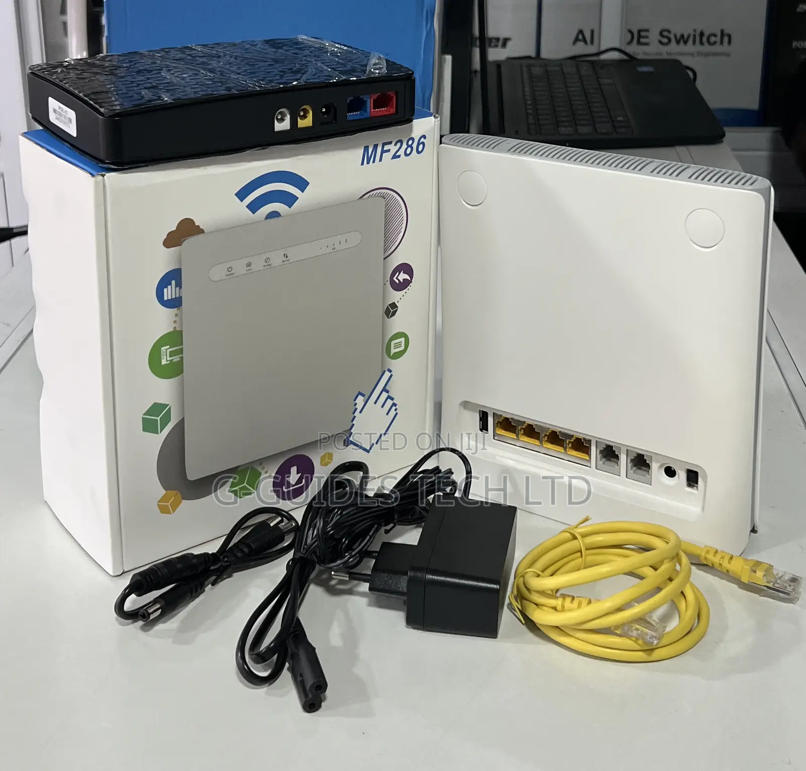Zte 4g Wireless Router 600mbps Mf286 With Backup Battery
