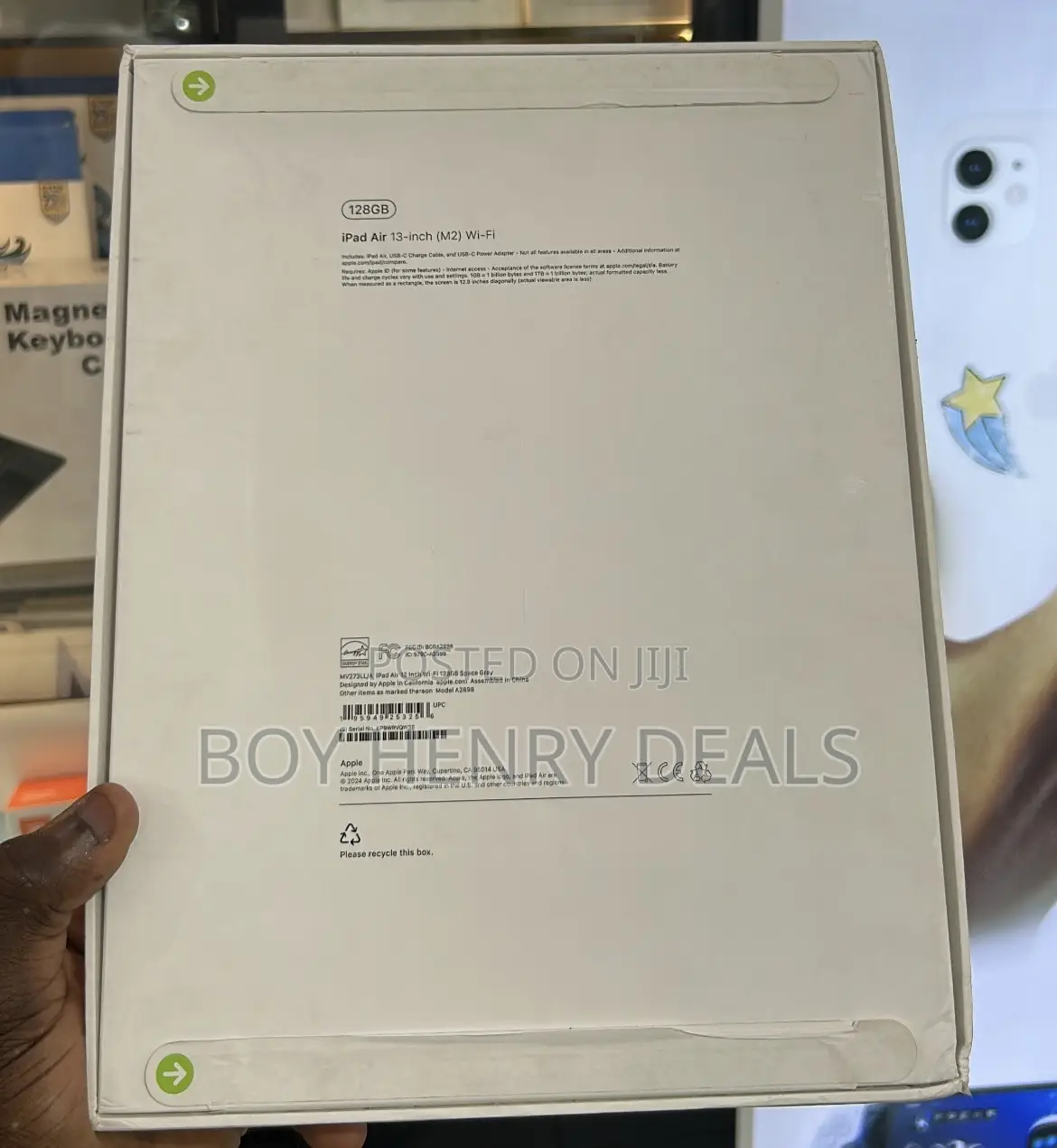 New Apple iPad Air 13 (2024) 128 GB Gray