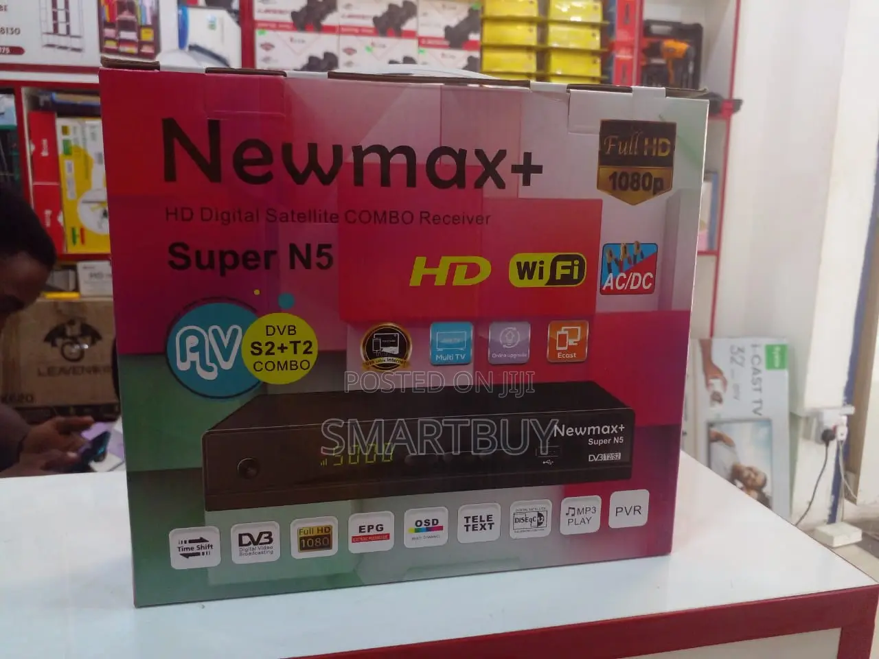 2-in-1 Newmax Digital Decoder – Satellite Free-to-air in Tema ...