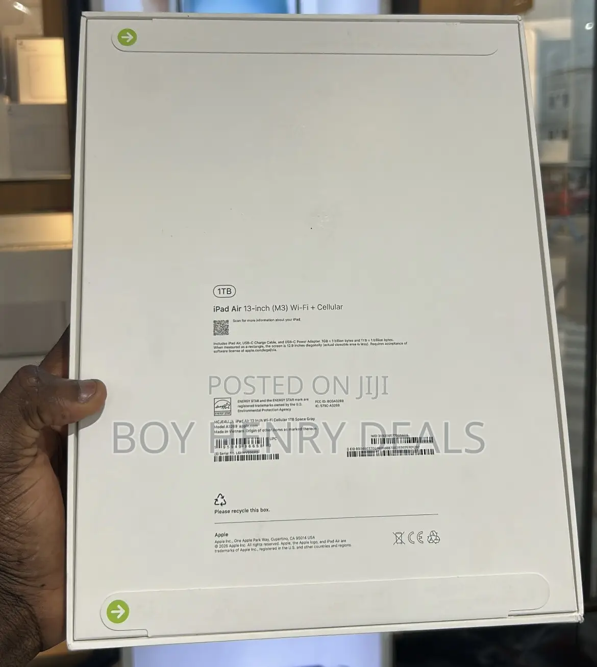 New Apple iPad Air 13 (2024) 1 TB Gray