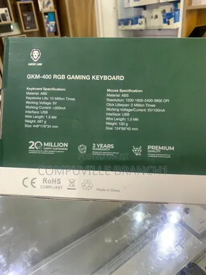 Green Lion RGB Gaming Keyboard