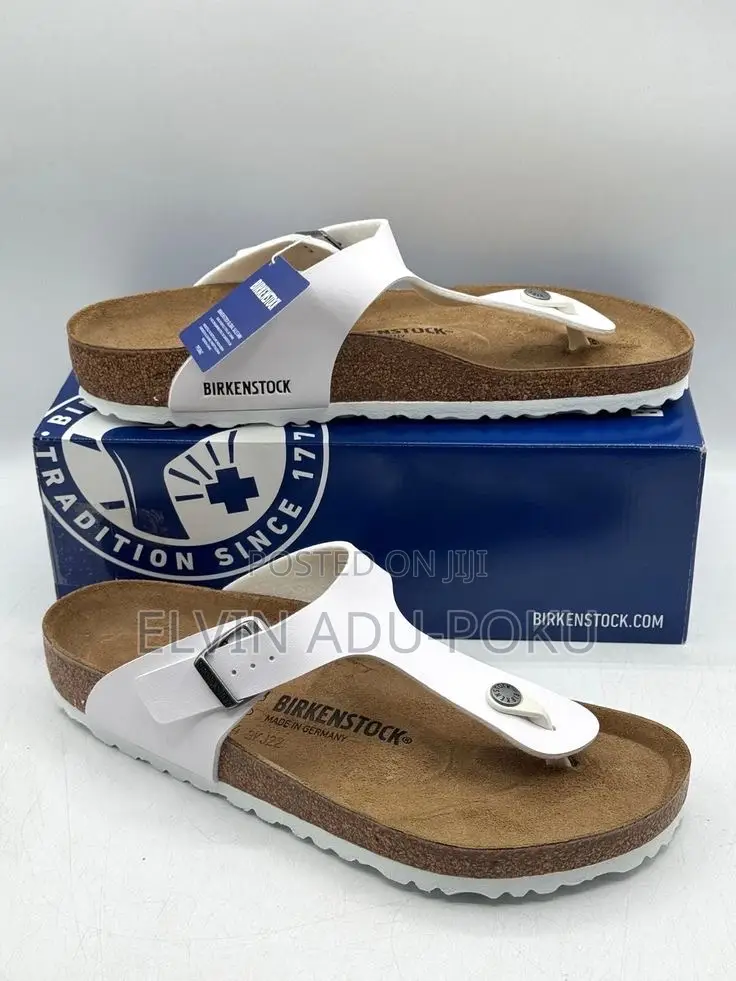 Birkenstock Gizeh Thong Sandals “ White “
