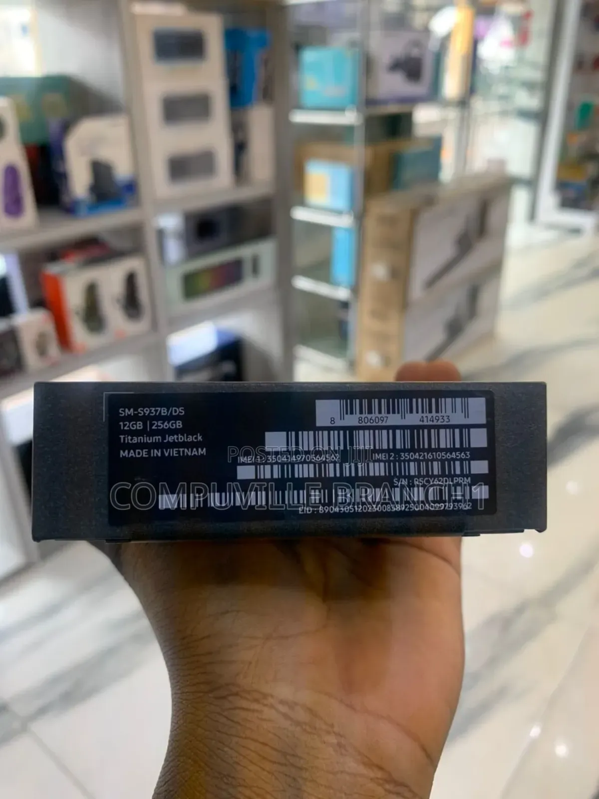 New Samsung Galaxy S25 Edge 256 GB Black