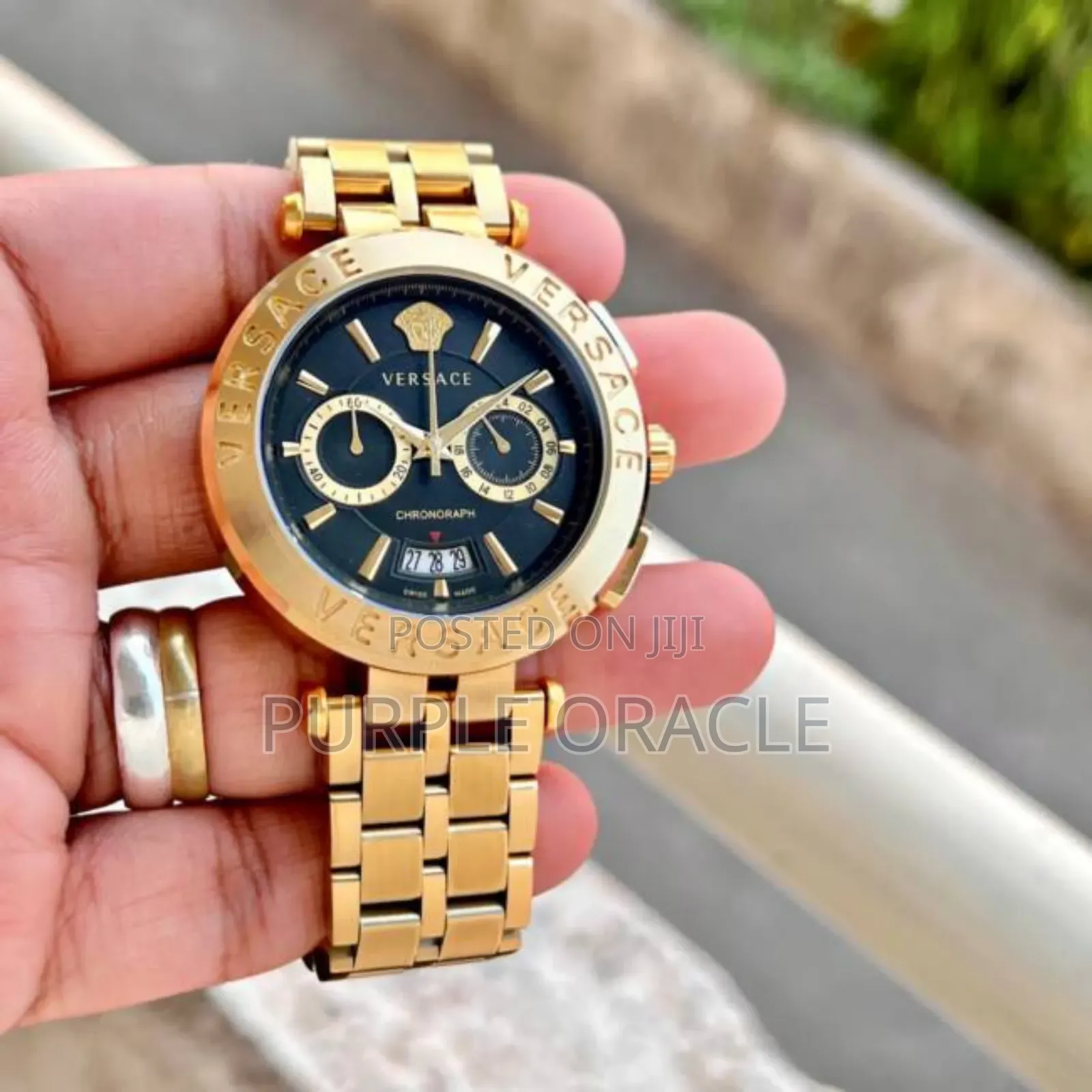Bold Yet Stylish Versace Chronograph Watch