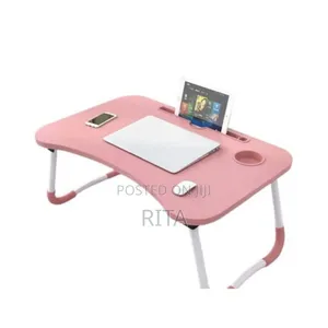 Foldable Bedside Laptop Table With Accessories