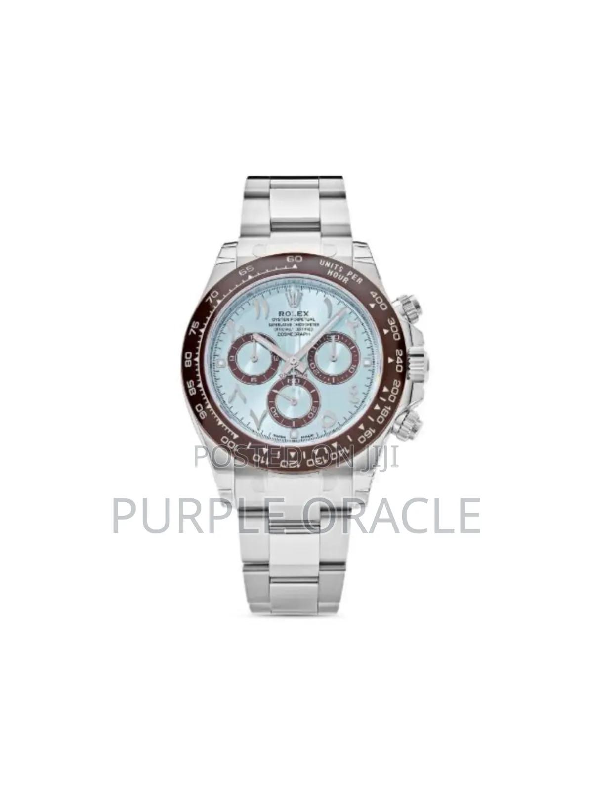 Ice -Blue Chronolux Rolex Daytona Watch