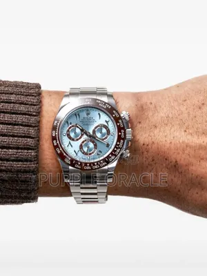 Ice -Blue Chronolux Rolex Daytona Watch