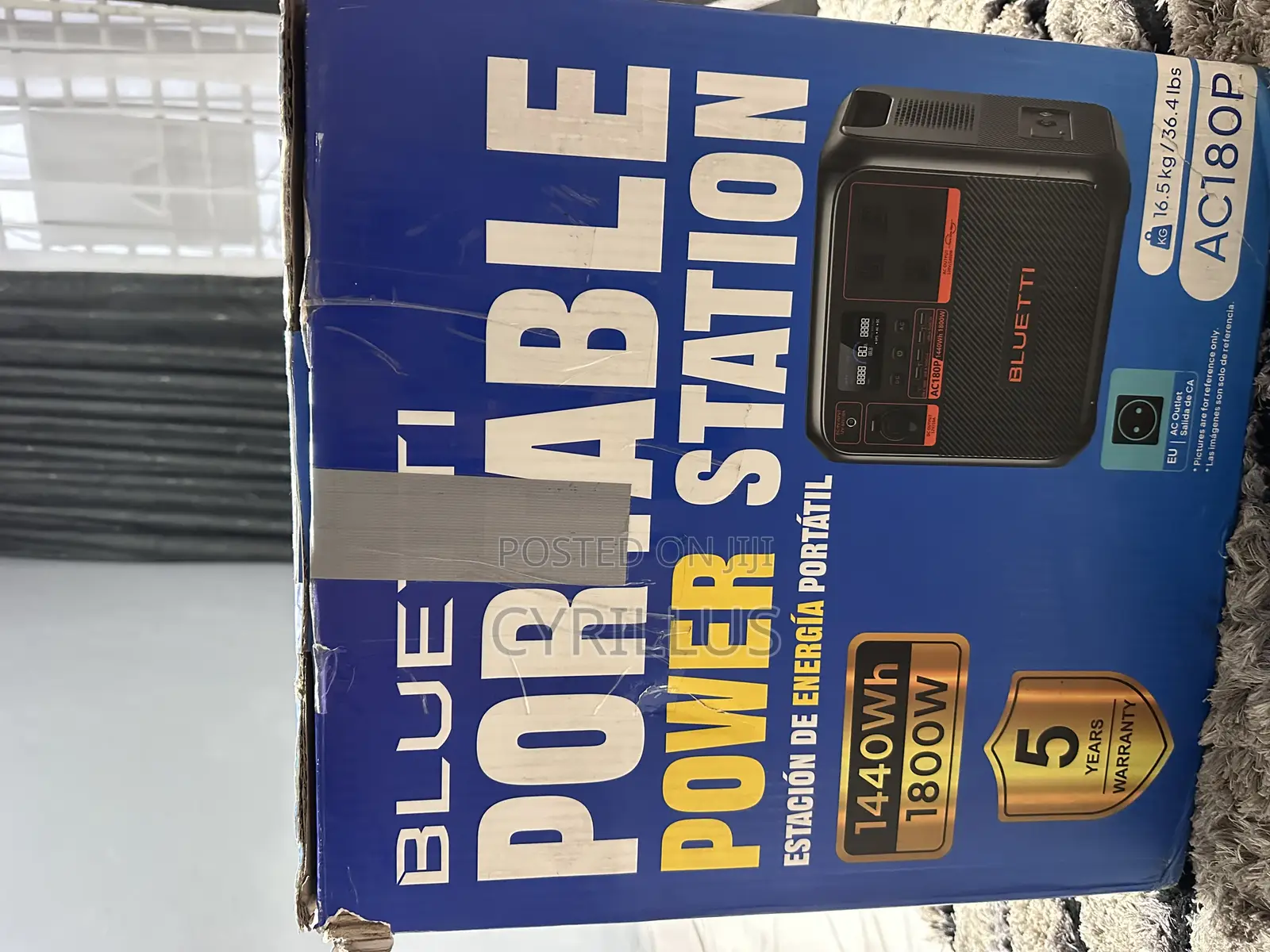 Bluetti Ac180p Portable Power Station