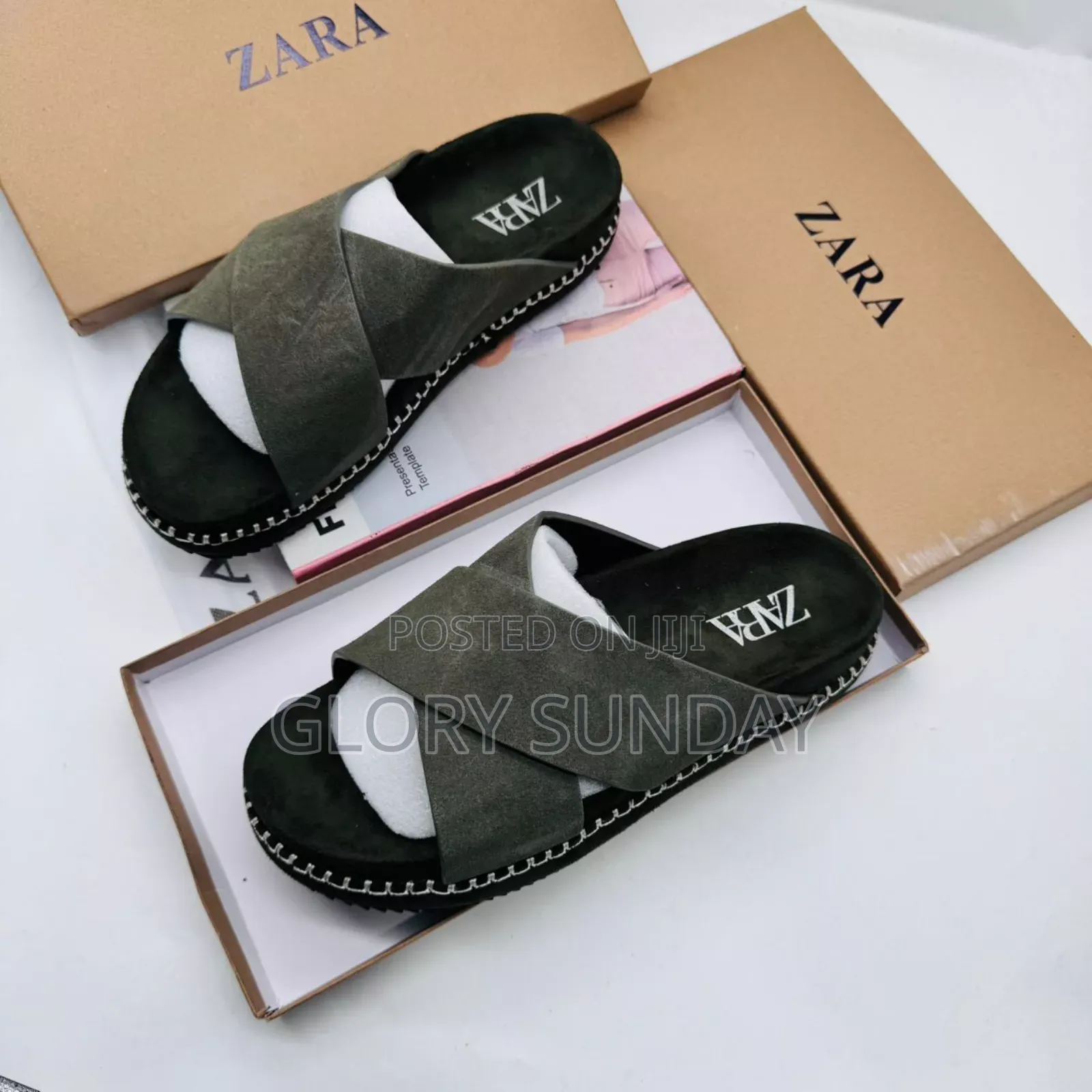 Zara Cross Slippers