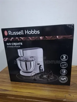 5.L Russell Hobbs Go-Create Stand Cake Mixer From Uk 