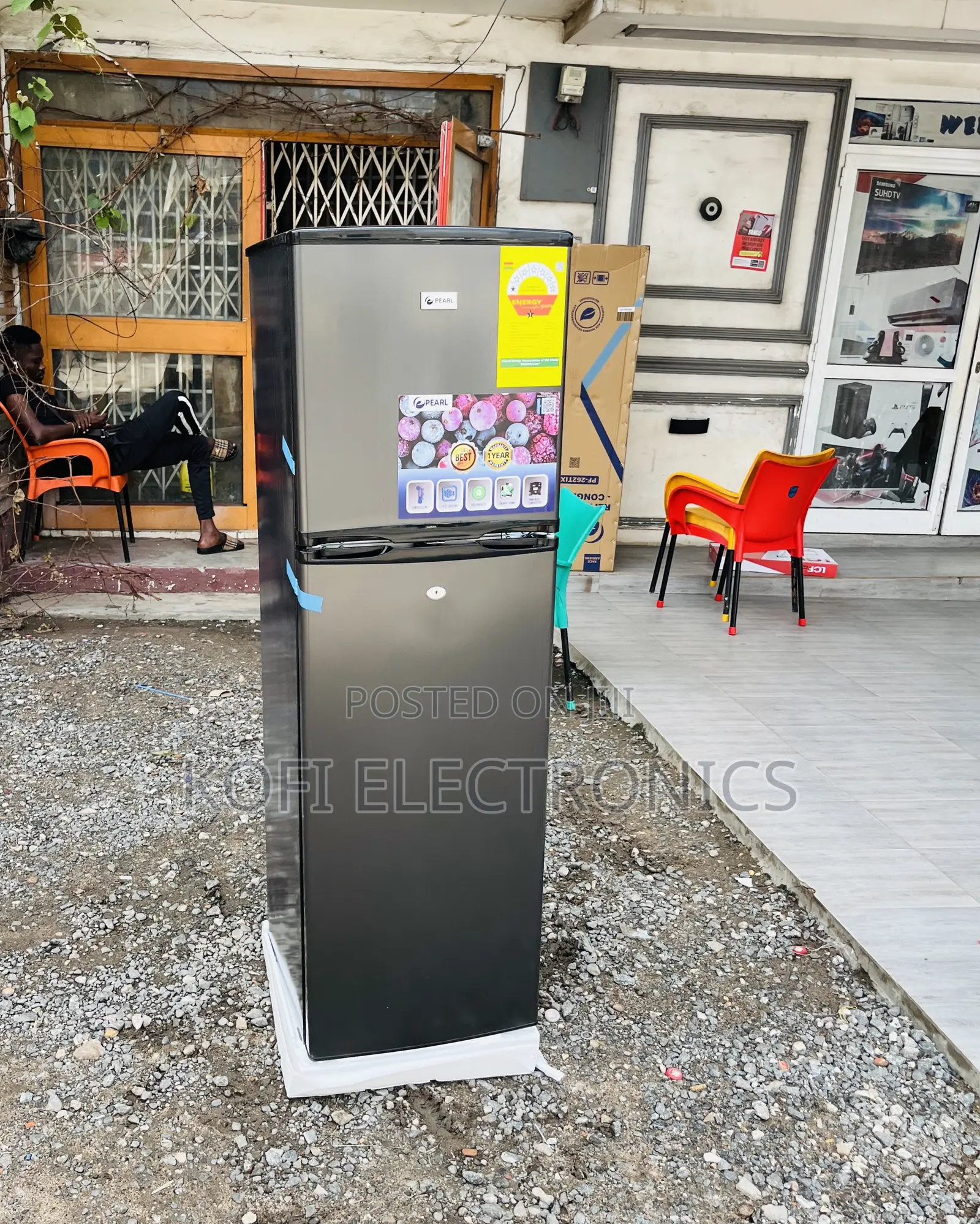 Extremely Chilling Pearl Pf-262tix-1a 2 Door Refrigerator.