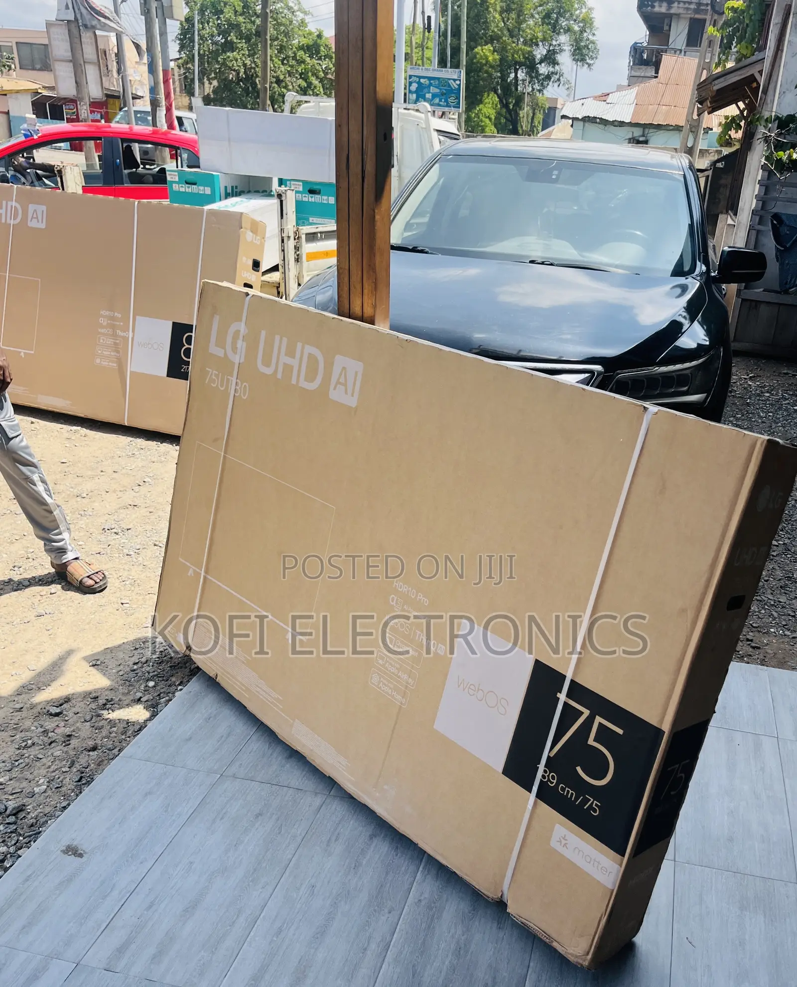 Unique Design Lg 75ut8000 75” Uhd Smart Tv(Black) 