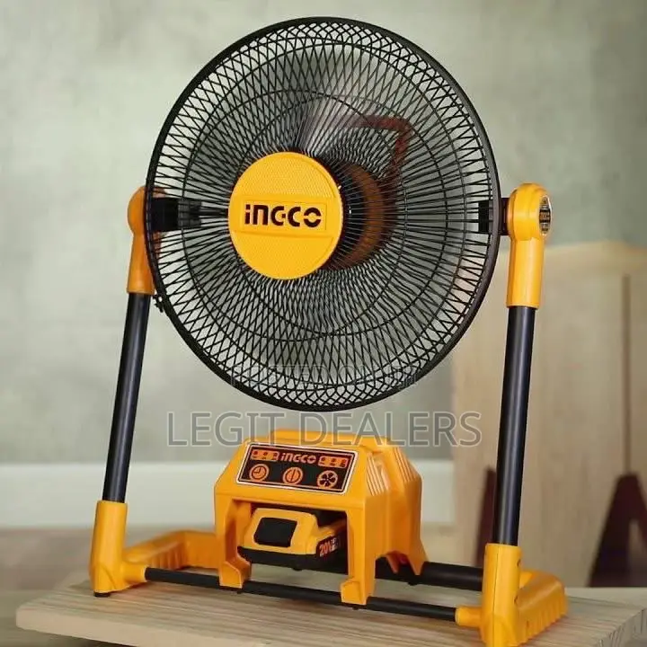 Ingco 2in1 Rechargeable Fan + 20v Battery