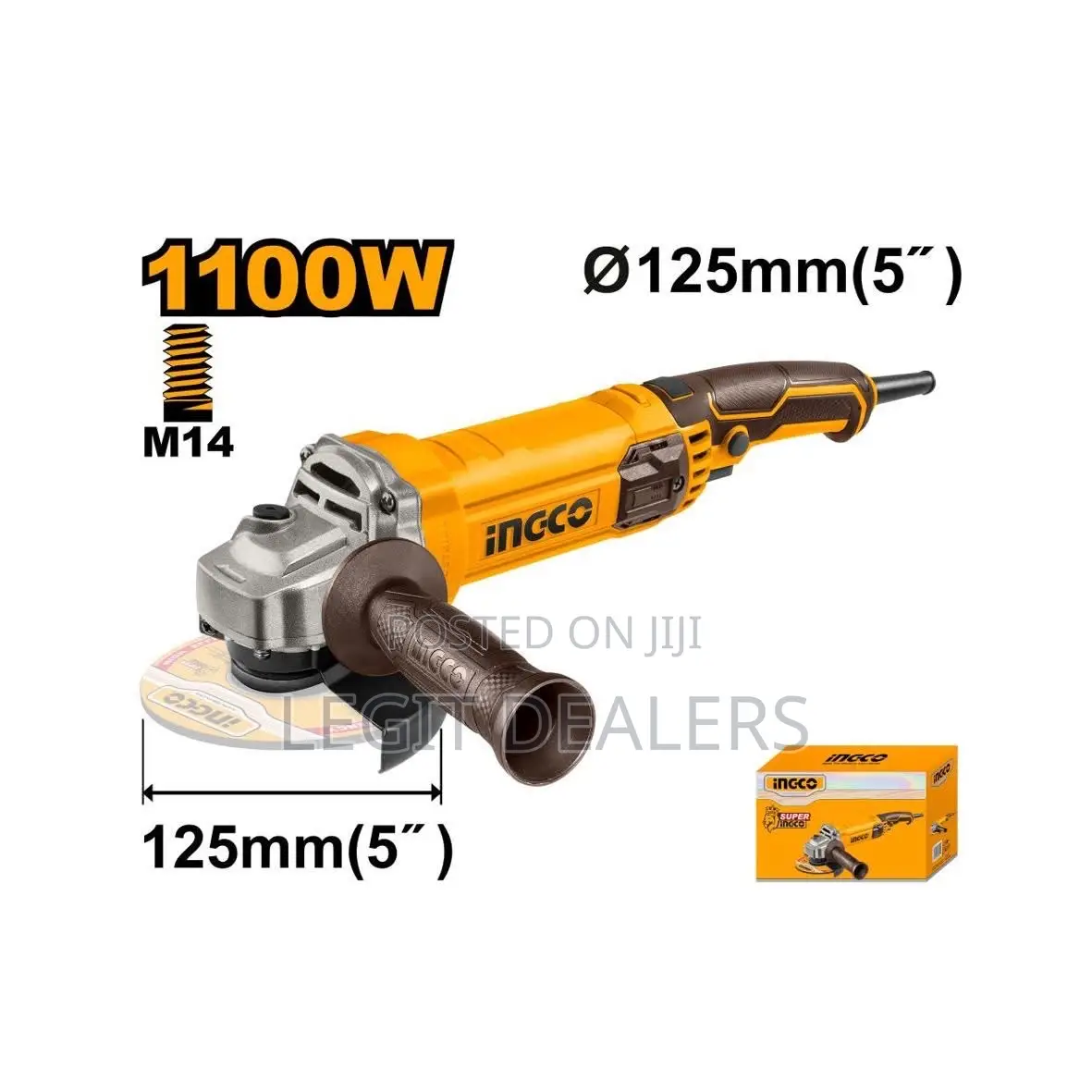 Ingco Angle Grinder 750watts, 900watts 1100watts