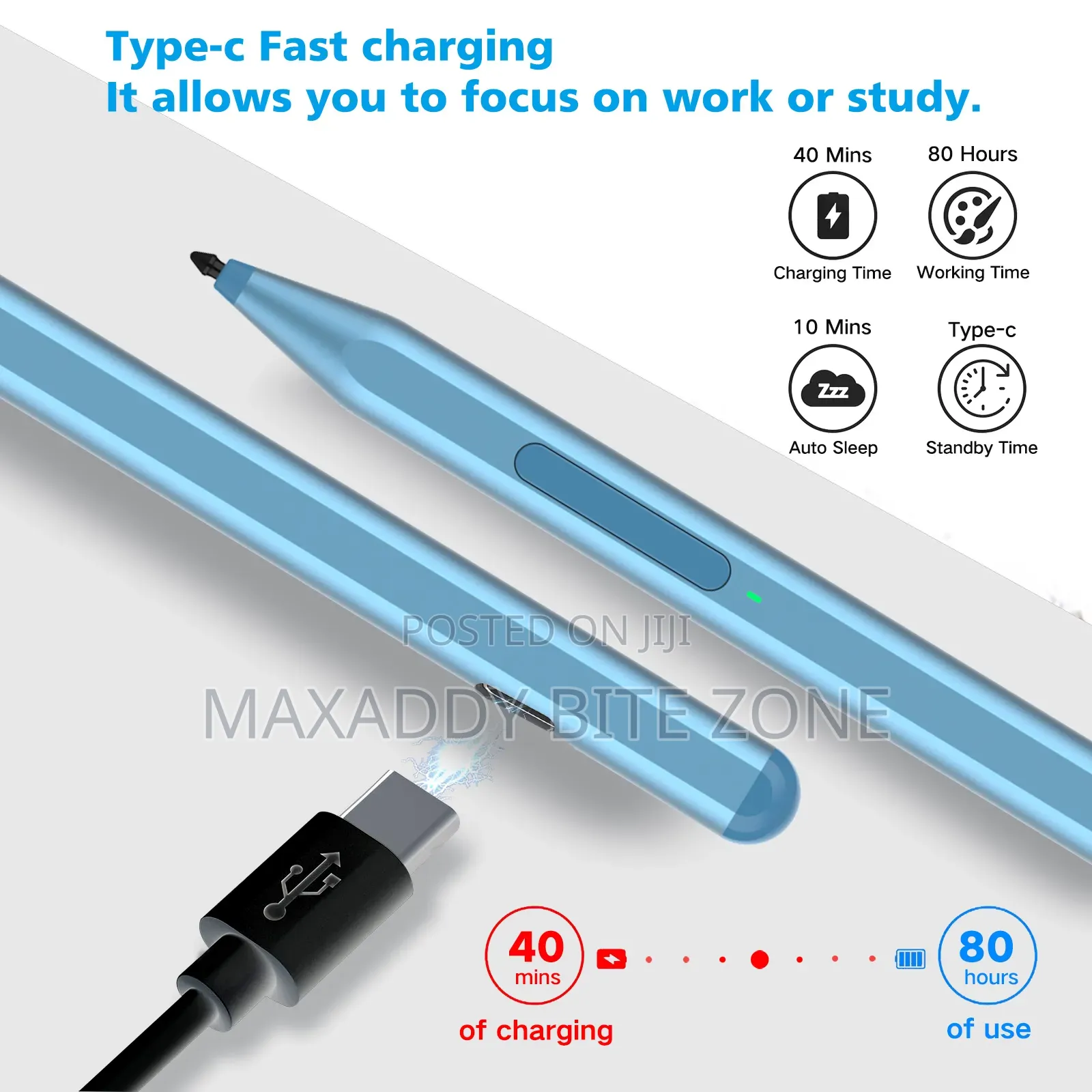 Stylus Pen For Microsoft Surface 1024 Pressure Sensitivity