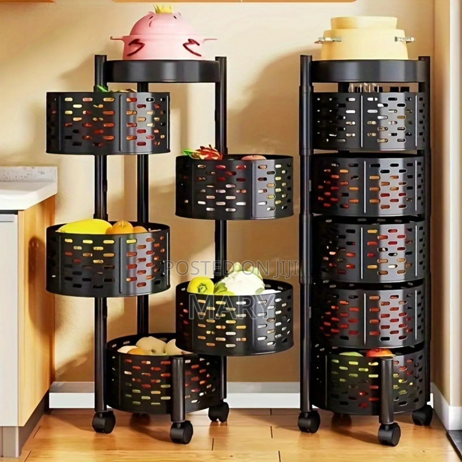5 Tier Rotating Kitchen Rack
