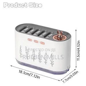 New Model White 700ml RGB Music Color Sync Aroma Diffuser