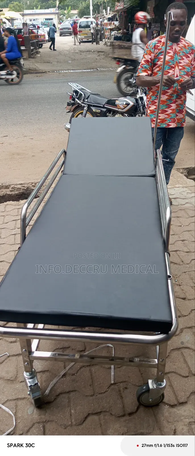Patient Trolley With Mattress (Patient S I'mtretcher)