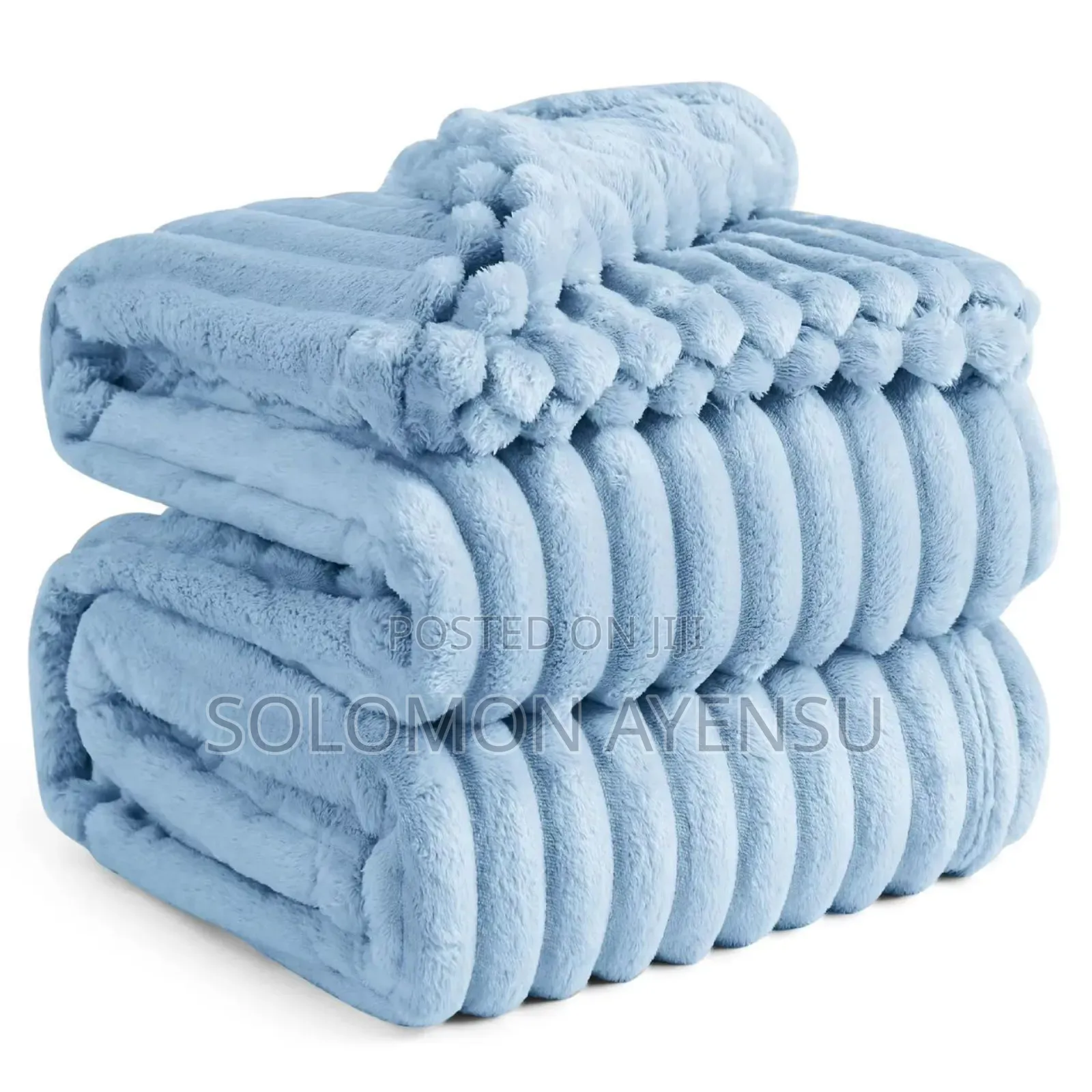 Soft Ribbed Blanket Available in Different Colours