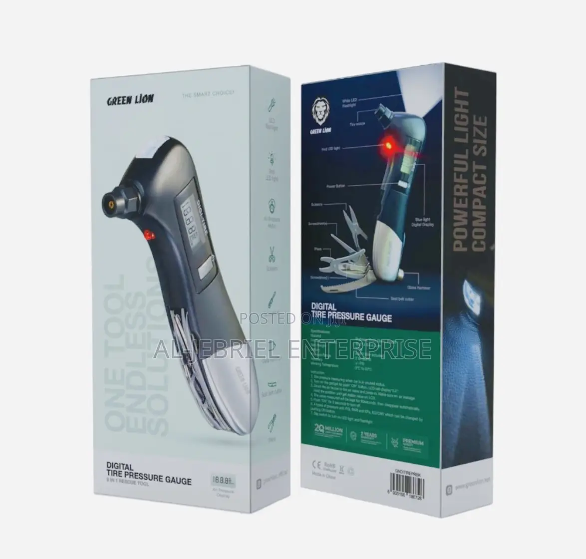 Green Lion Tire Pressure Gauge