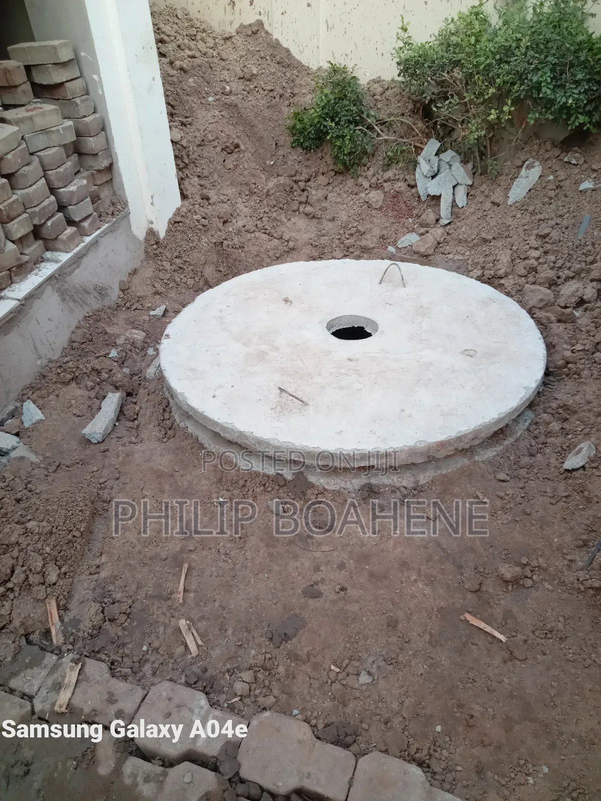 Culvert or Septic Tank Manhole