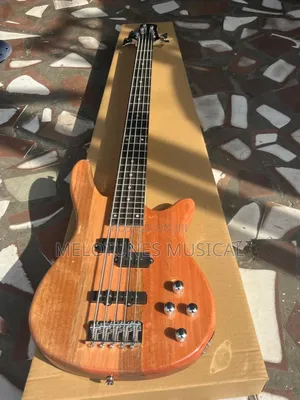 Photo - Ibanez Brown 5-String Bass Guitar