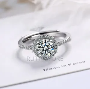 Original 925 Sterling Vintage Adjustable Engagement Ring