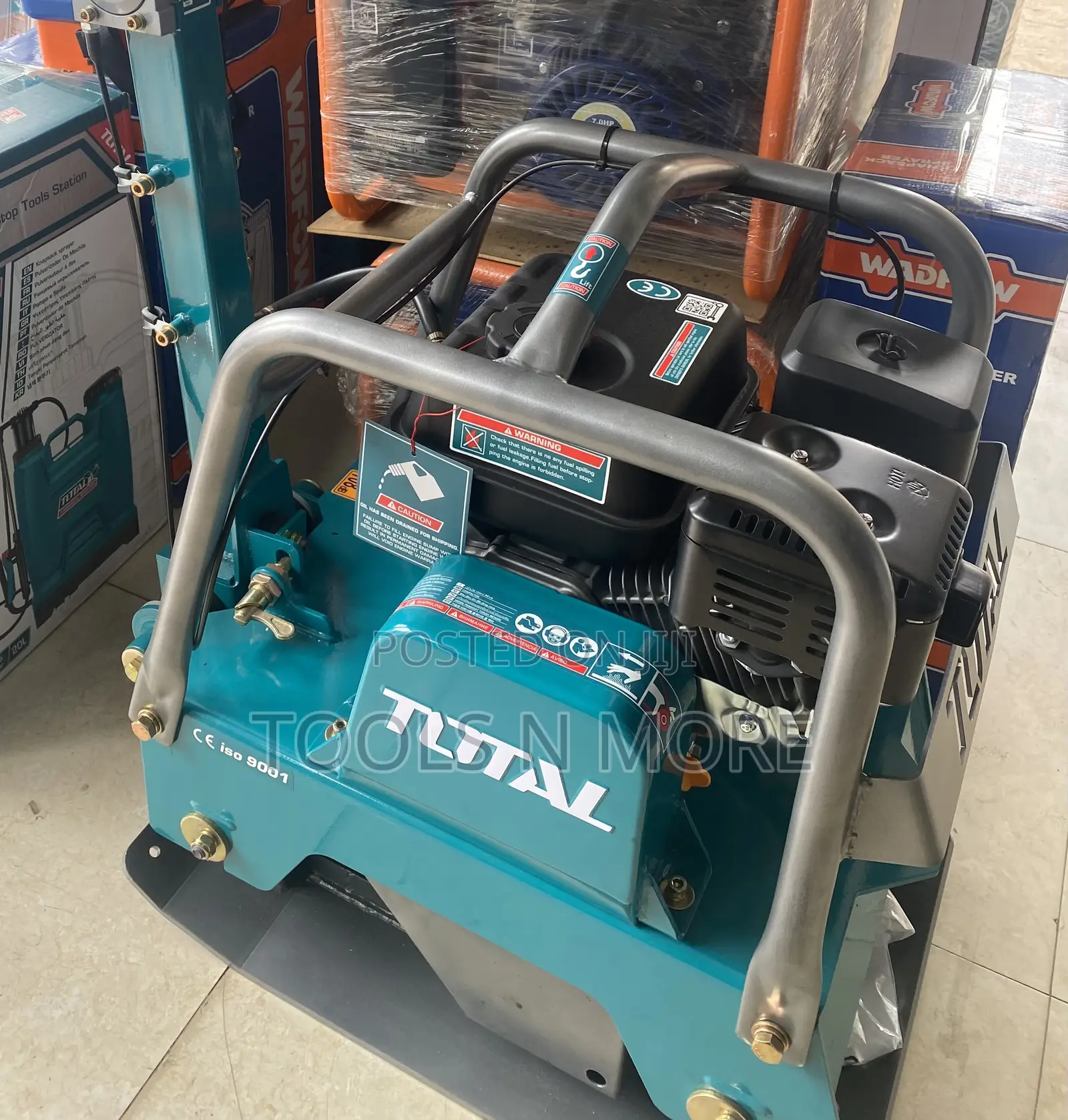 Total Reversible Plate Compactor 6.5hp