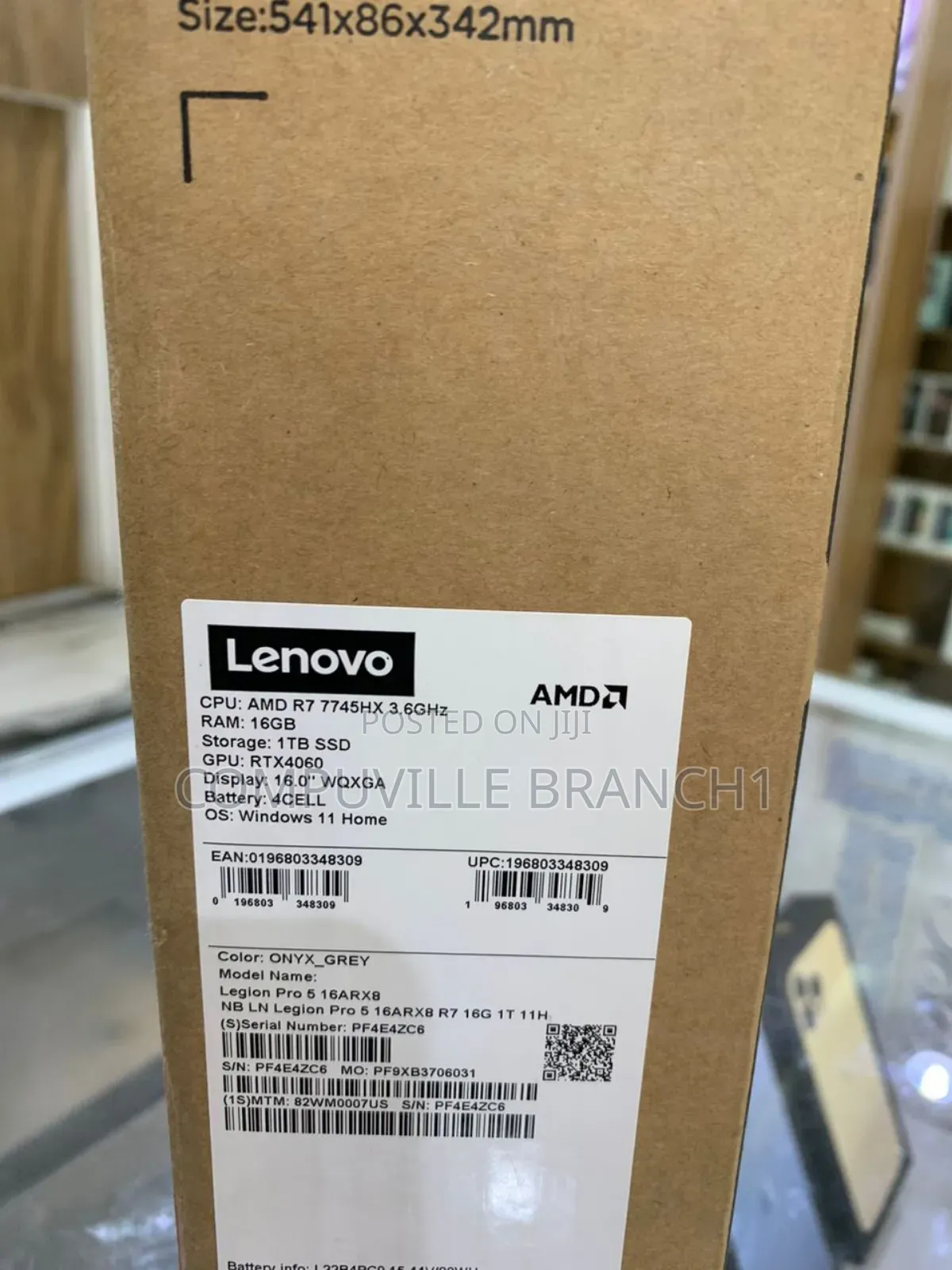 New Laptop Lenovo Legion 5 16GB AMD Ryzen 7 SSD 1T