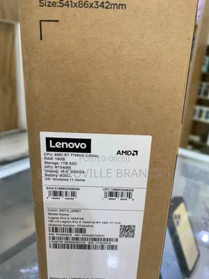 New Laptop Lenovo Legion 5 16GB AMD Ryzen 7 SSD 1T