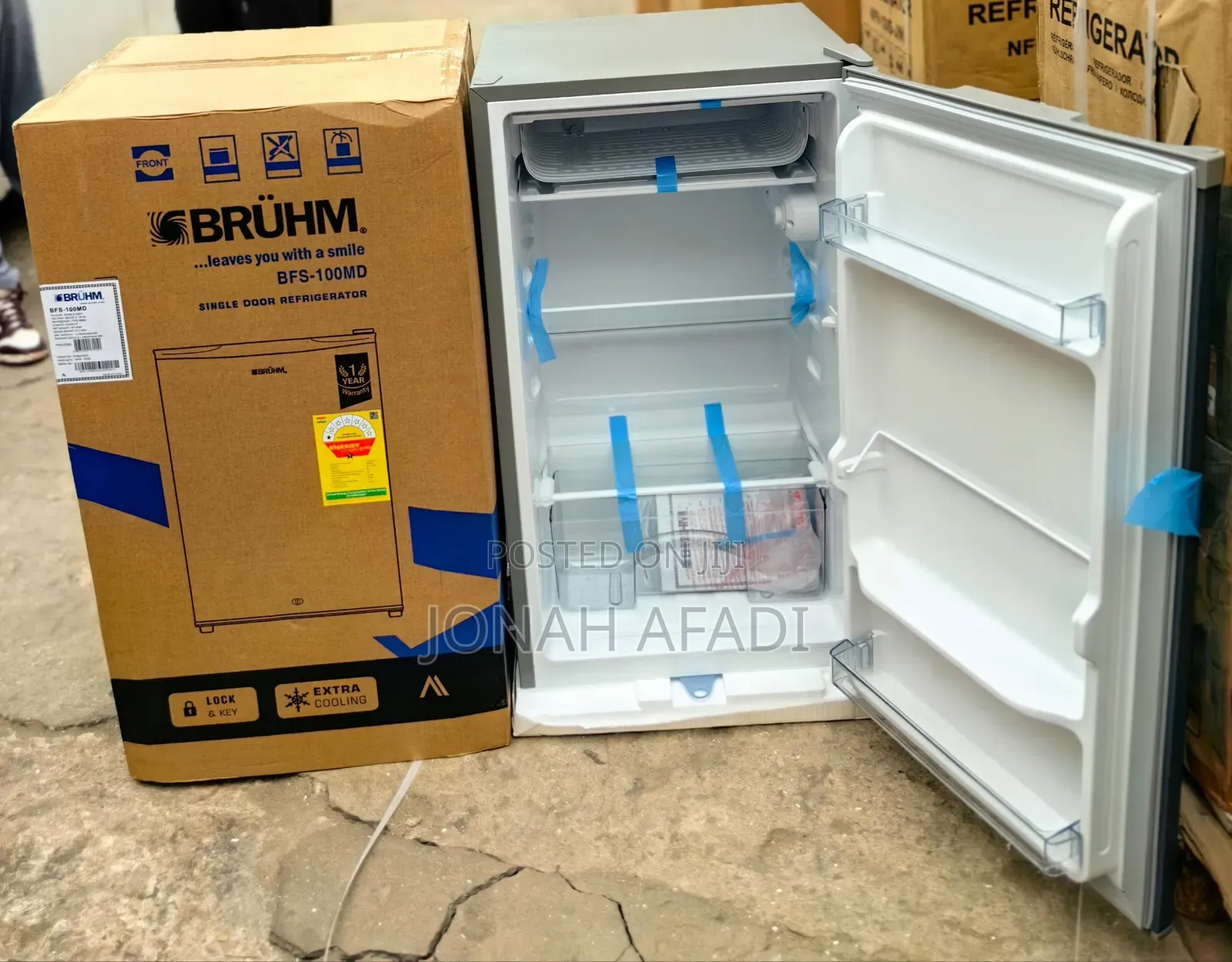 Bruhm Table Top Refrigerator (Brs-081fmdw) – 85l