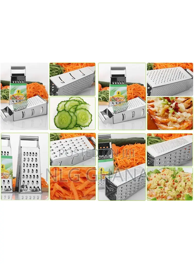 4 Sided Stainless Steel Grater Fruit Vegetable. Ghx5271