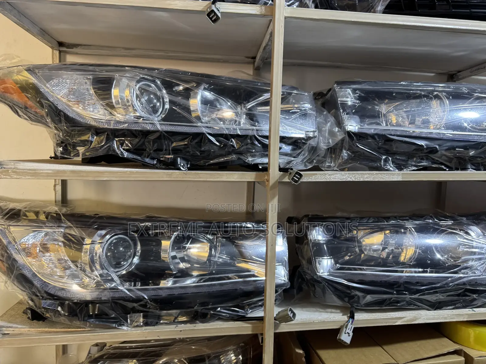 2017 18 2019 Toyota Highlander W/Led Halogen Headlight Oem