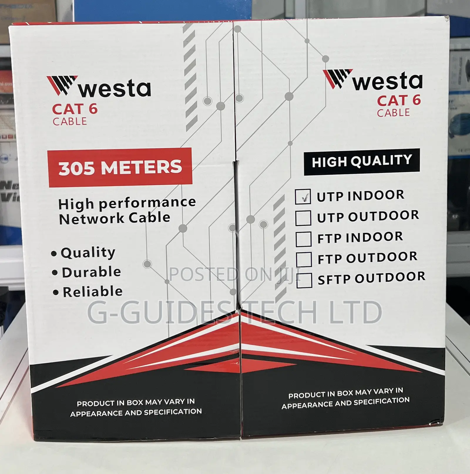 Westa Cat6 Utp Indoor Cable 305m